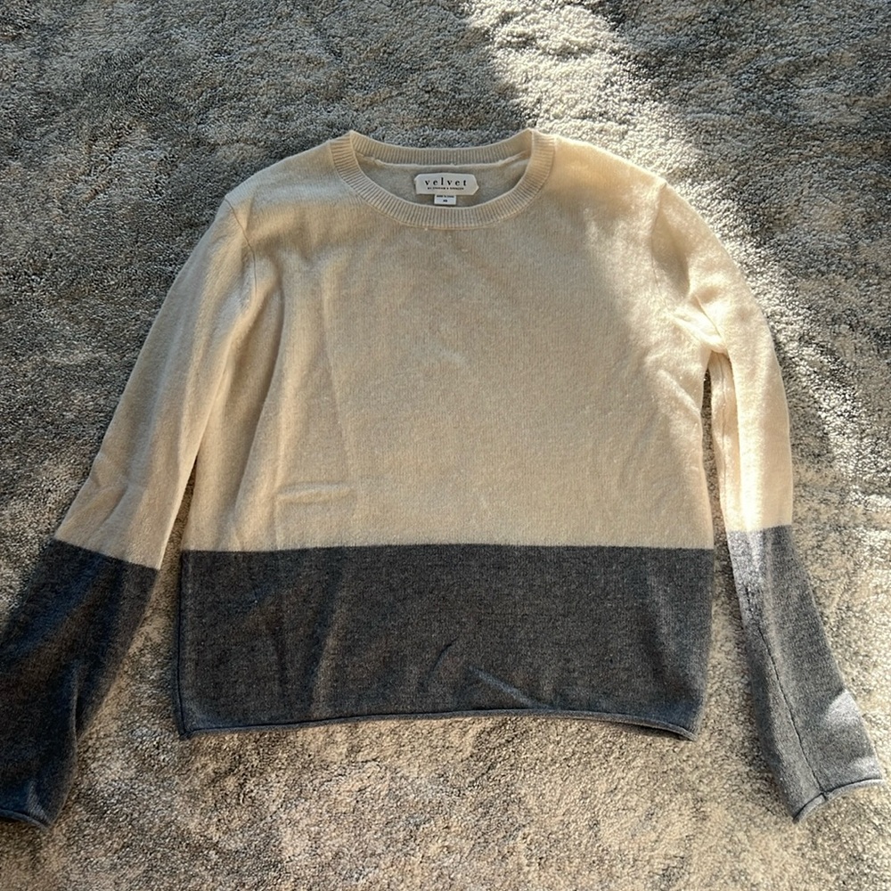 Velvet sweater